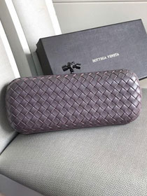 BV original lambskin large stretch knot clutch 202031 purple