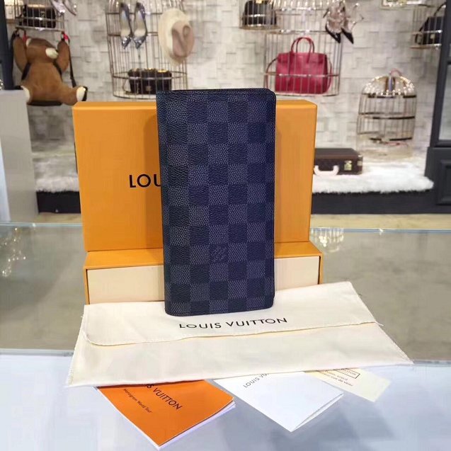 Louis vuitton original damier graphite brazza wallet N63212