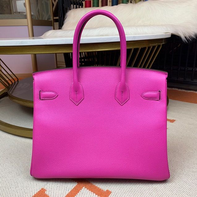 Hermes original epsom leather birkin 35 bag H35-3 rose magnolia