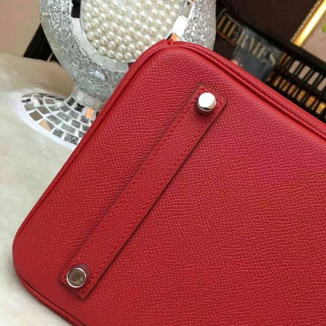 Hermes original epsom leather birkin 35 bag H35-3 red