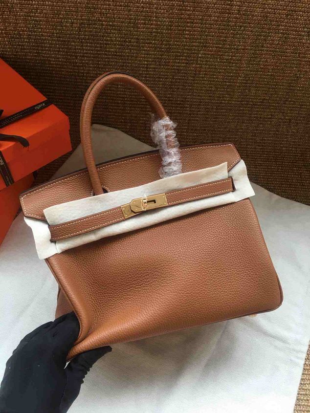 Hermes soft calf leather birkin 35 bag H35-5 coffee