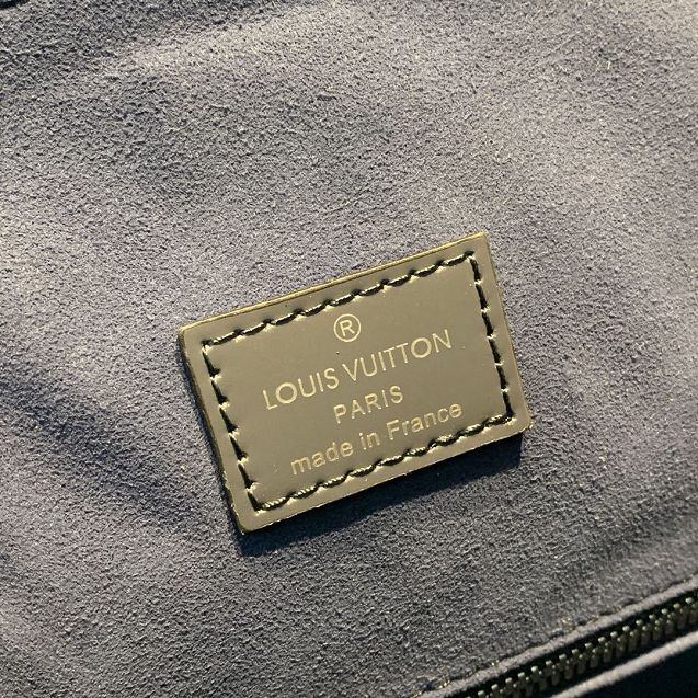 Louis vuitton original epi leather christopher backpack PM M58868 navy blue
