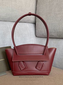 2020 BV original smooth calfskin small arco 33 bag 580725 bordeaux