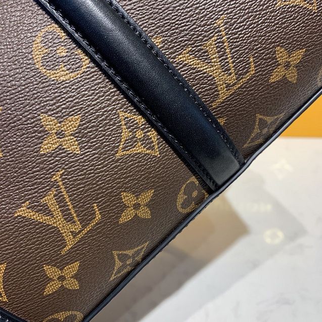 2020 louis vuitton original monogram soufflot handbag mm M44817 black