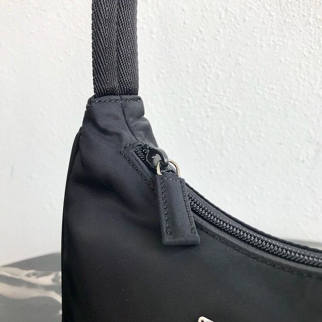 Prada original nylon mini hobo bag MV519 black