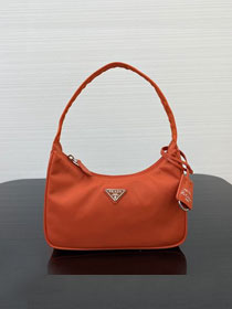 Prada re-edition 2000 nylon mini bag 1NE515 orange