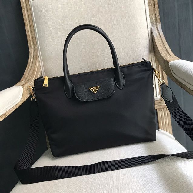 Prada original nylon tote bag BN2016 black