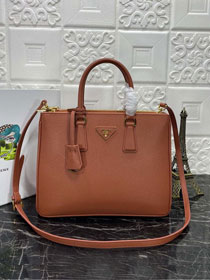 Prada saffiano leather tote bag 1BA274 camel