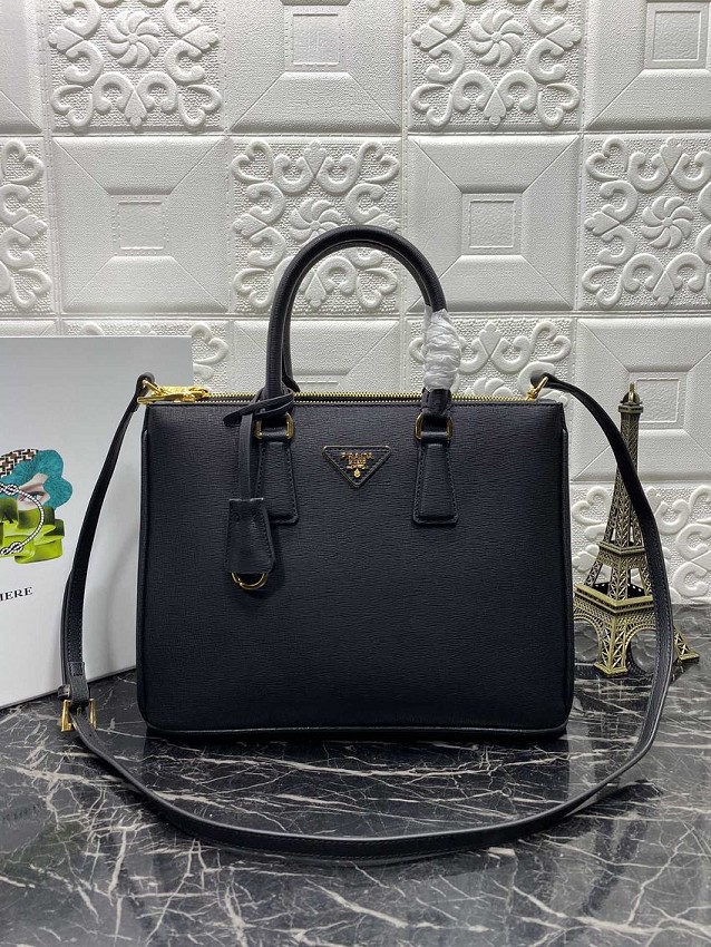 Prada saffiano leather tote bag 1BA274 black