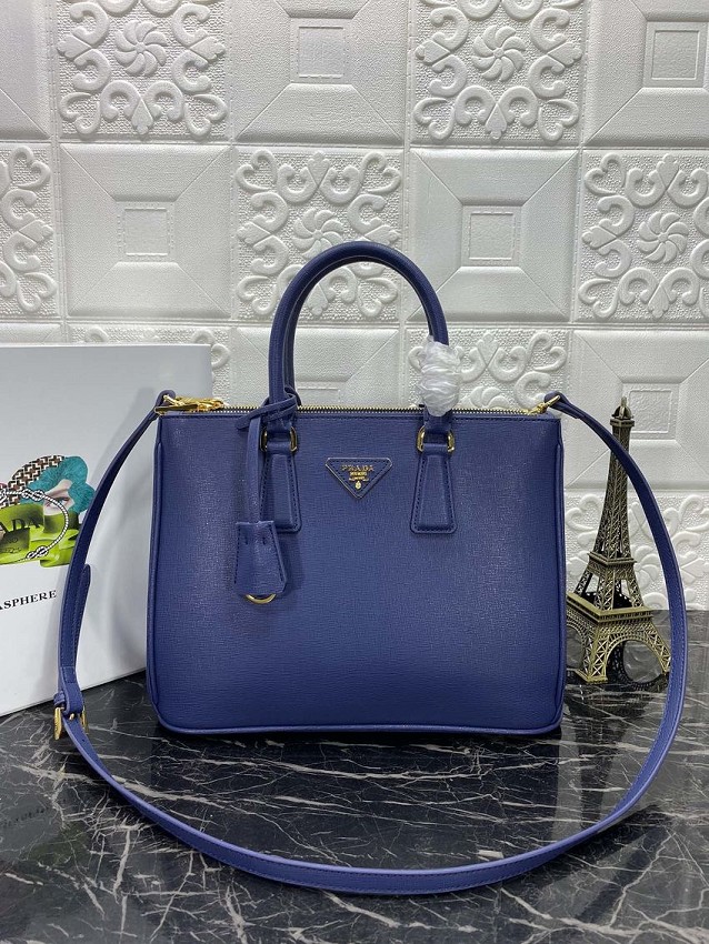 Prada saffiano leather tote bag 1BA274 blue