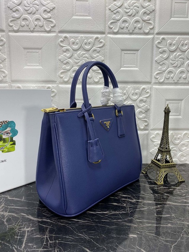 Prada saffiano leather tote bag 1BA274 blue