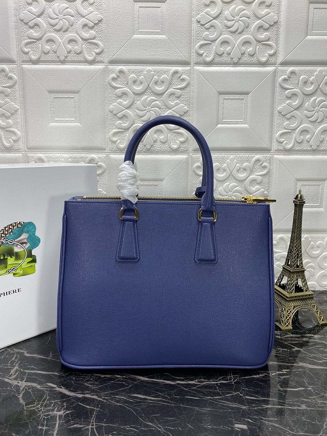 Prada saffiano leather tote bag 1BA274 blue