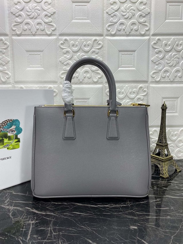 Prada saffiano leather tote bag 1BA274 grey