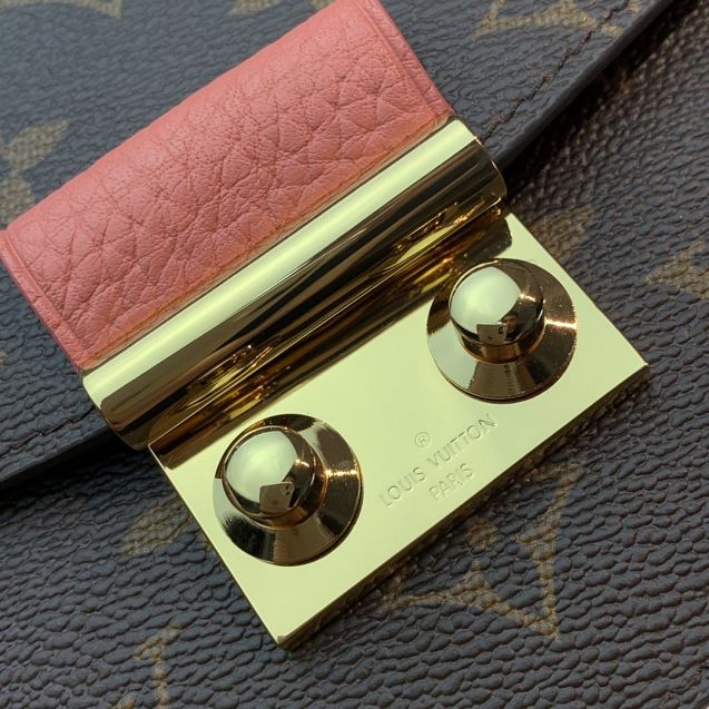 Louis vuitton original monogram croisette chain wallet m60457 pink