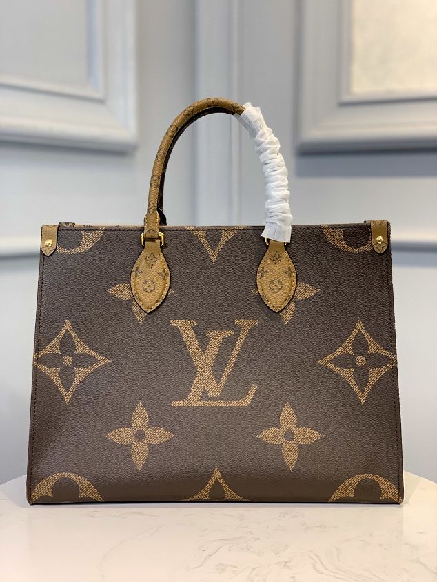 Louis vuitton original monogram canvas onthego tote bag MM M45321