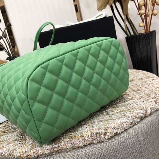 CC original lambskin large backpack A91122 green