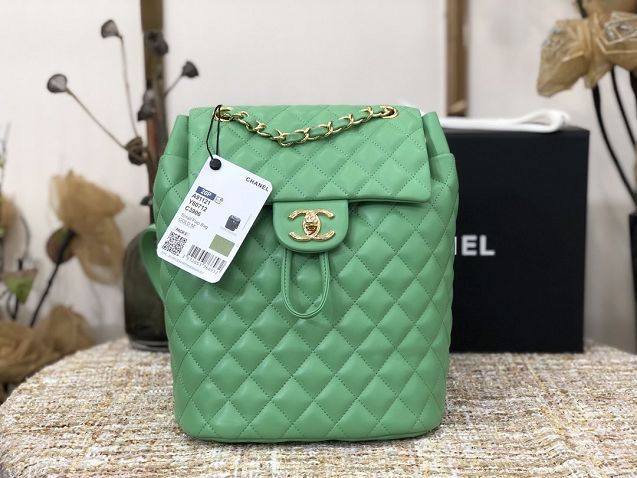 CC original lambskin medium backpack A91121 green