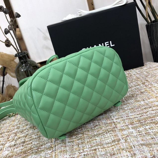 CC original lambskin medium backpack A91121 green