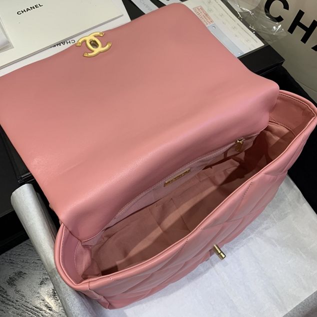 2020 CC original lambskin 19 maxi flap bag AS1162 pink
