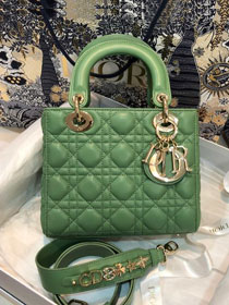 Dior original lambskin small my ABCdior bag M0538 avocado green