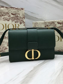 Dior original grained calfskin 30 montaigne bag M9203 green