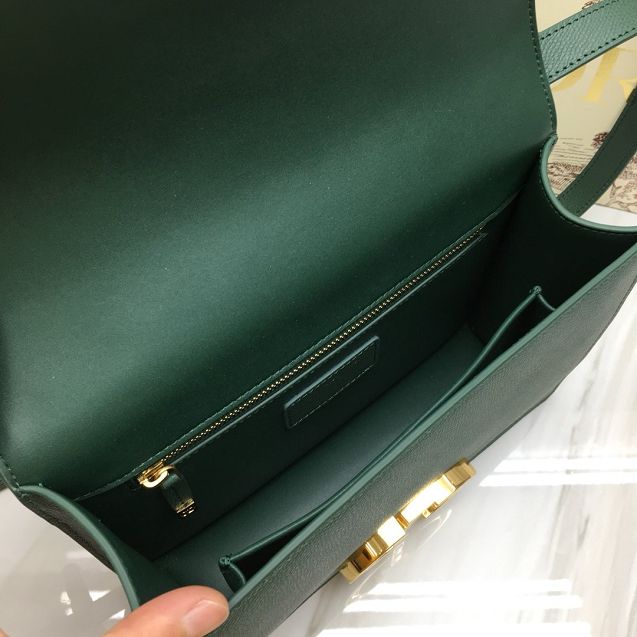 Dior original grained calfskin 30 montaigne bag M9203 green