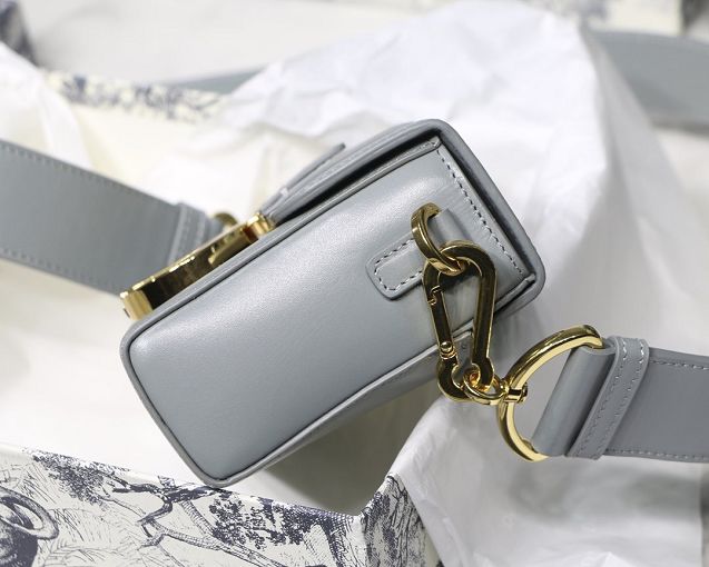 Dior original smooth calfskin mini 30 montaigne bag M9204 grey