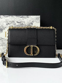 Dior original grained calfskin 30 montaigne chain bag M9208 black