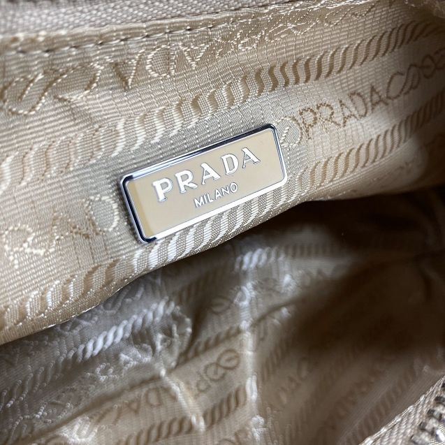 Prada re-edition 2006 nylon bag 1BH172 apricot