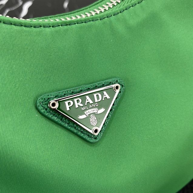 Prada re-edition 2006 nylon bag 1BH172 green