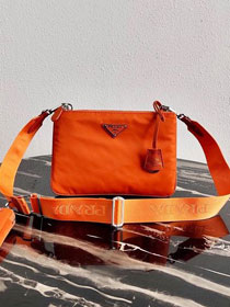 Prada nylon re-edition 2000 shoulder bag 1BH046 orange