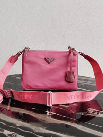 Prada nylon re-edition 2000 shoulder bag 1BH046 pink