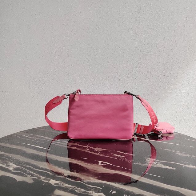 Prada nylon re-edition 2000 shoulder bag 1BH046 pink