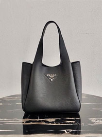 Prada original grained calfskin handbag 1BG335 black