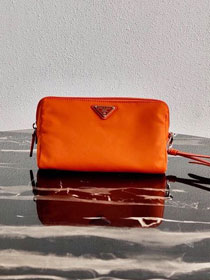 Prada original nylon pouch 1NE693 orange