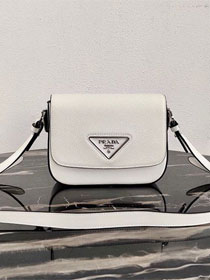 Prada original saffiano leather shoulder bag 1BD249 white