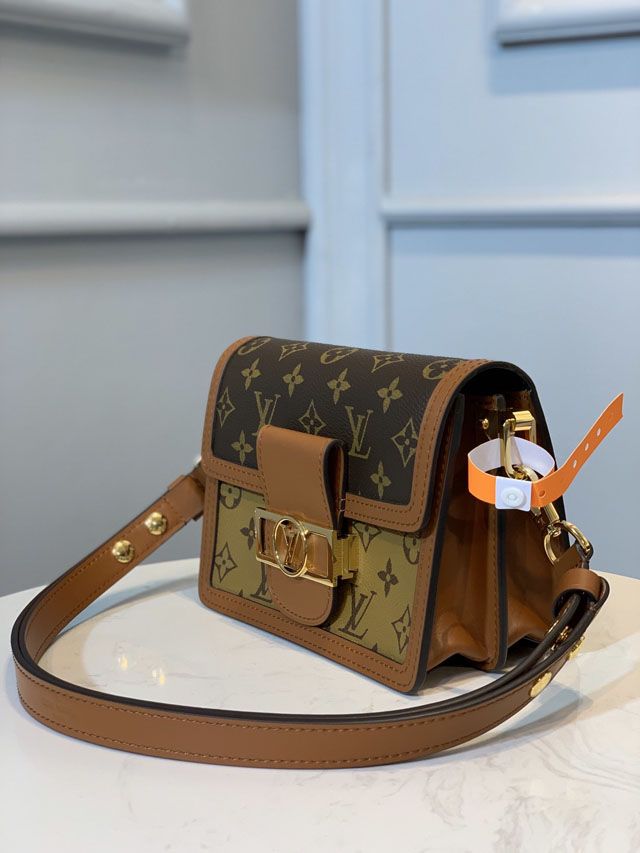 Louis vuitton original handmade monogram reverse dauphine mm m44391