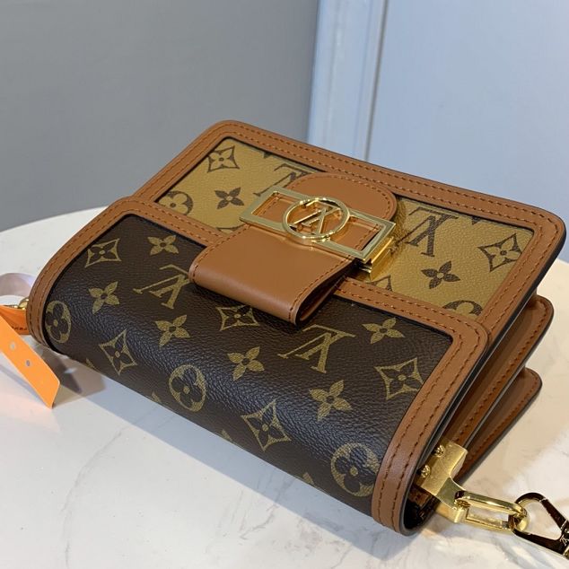 Louis vuitton original handmade monogram reverse dauphine mm m44391