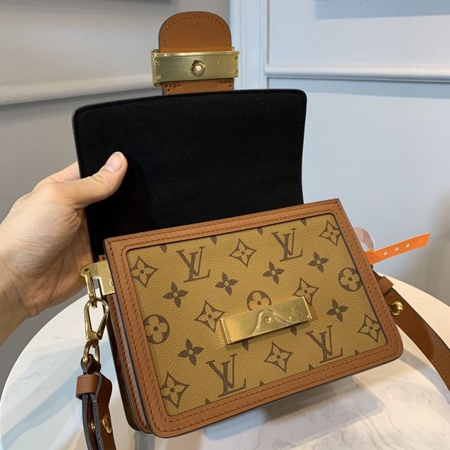 Louis vuitton original handmade monogram reverse dauphine mm m44391