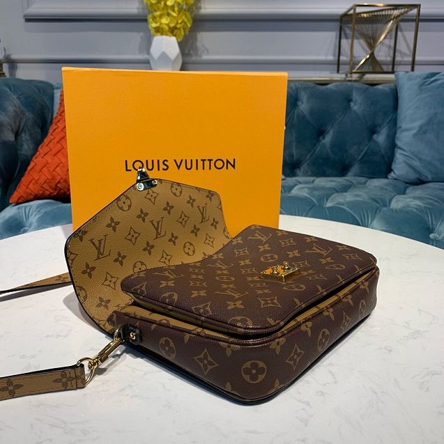 Louis vuitton original handmade monogram reverse pochette metis m41465