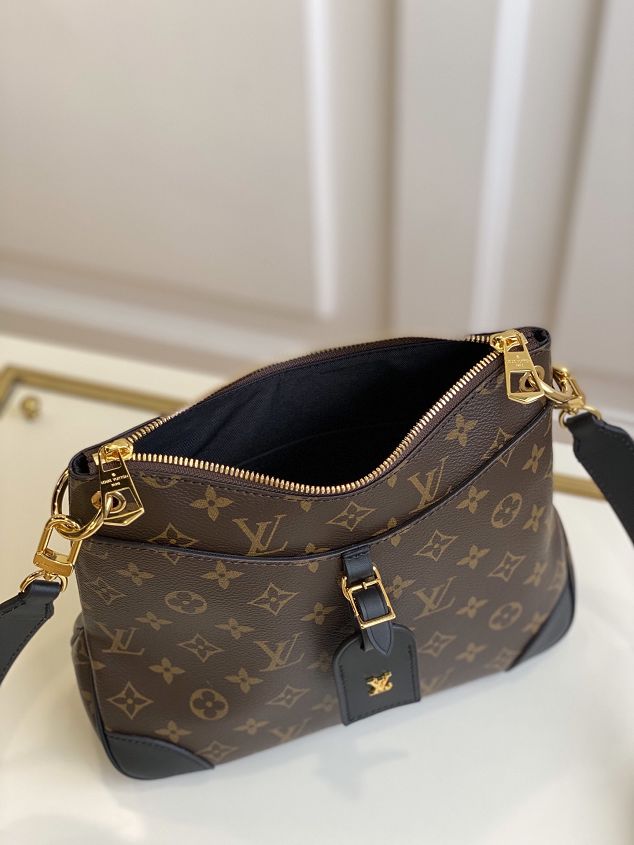 2020 Louis vuitton original monogram canvas odeon PM M45353 black