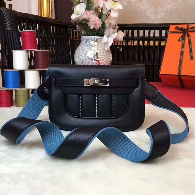 Hermes original swift calfskin berlin bag BL0020 black