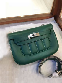 Hermes original swift calfskin berlin bag BL0020 green