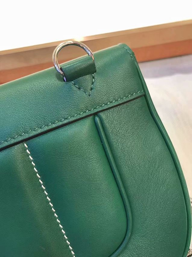 Hermes original swift calfskin berlin bag BL0020 green