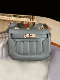 Hermes original swift calfskin berlin bag BL0020 grey