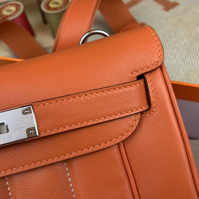 Hermes original swift calfskin berlin bag BL0020 orange