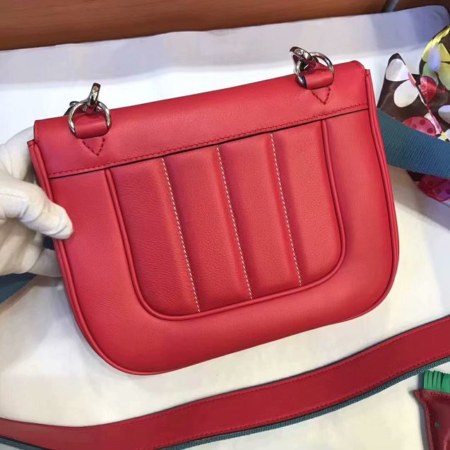 Hermes original swift calfskin berlin bag BL0020 red