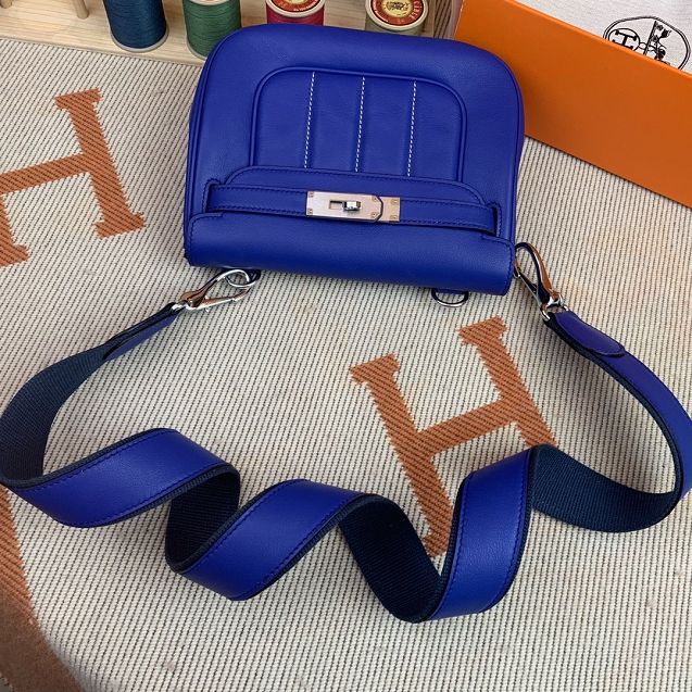 Hermes original swift calfskin berlin bag BL0020 royal blue 