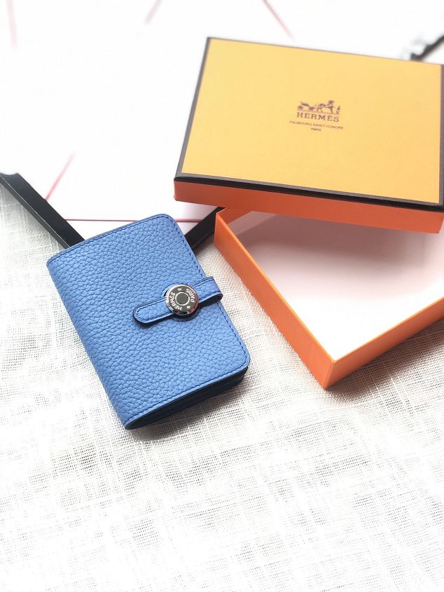 Hermes original togo leather card holder HA0156