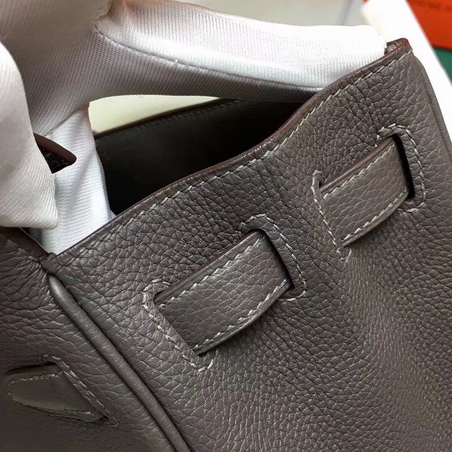 Hermes original togo leather kelly 32 bag K32 gris etain